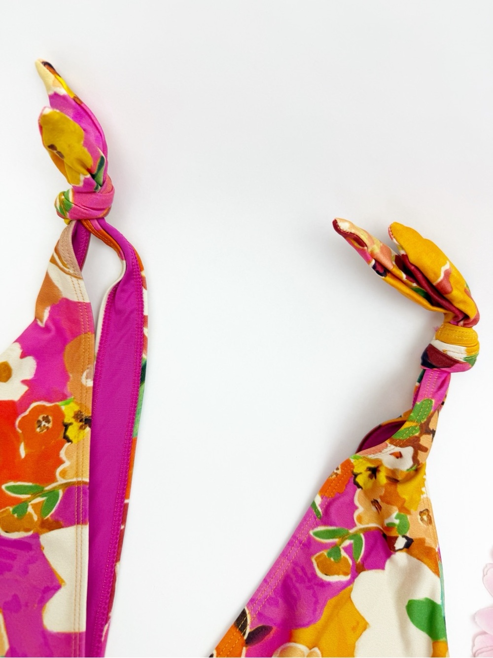 Sezane X Yse Paraiso Swimsuit One-Piece Clayfloral Print Bathing Suit Beach Pool - Picture 6 of 13